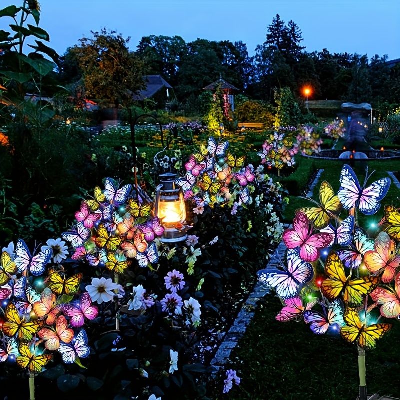 Outdoor Lighting Wire - 태양 LED 나비 정원 조명 마당
