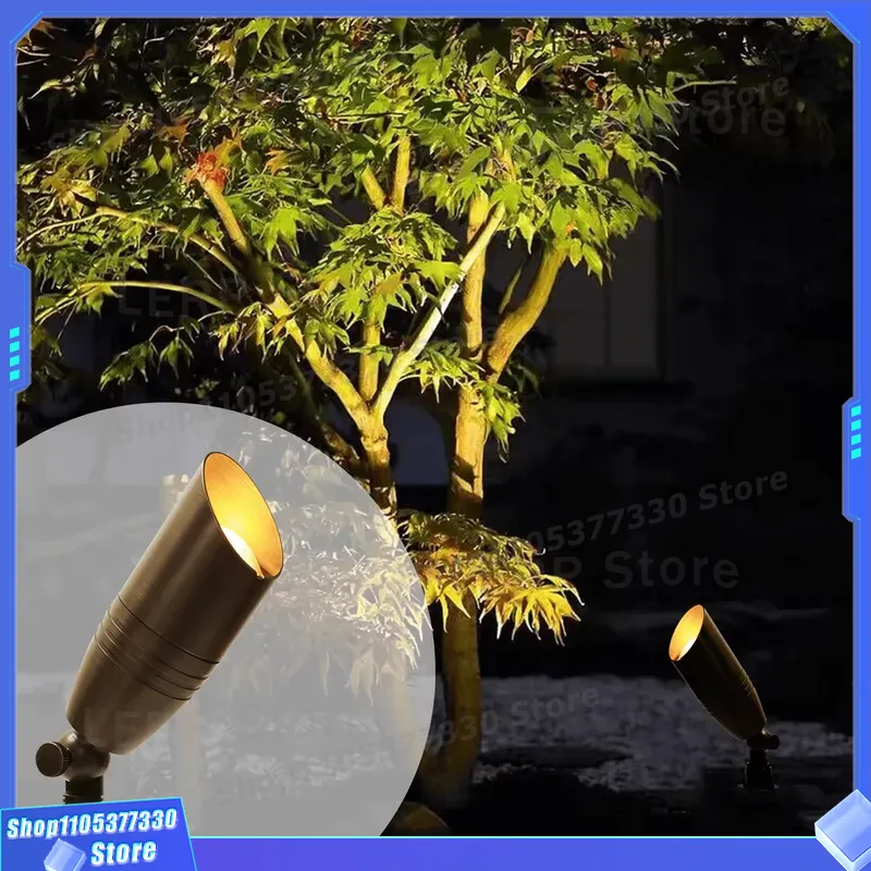 Outdoor Yard Lighting Fixtures - 저전압 MR16 LED 스포트라이트 2700K 황동