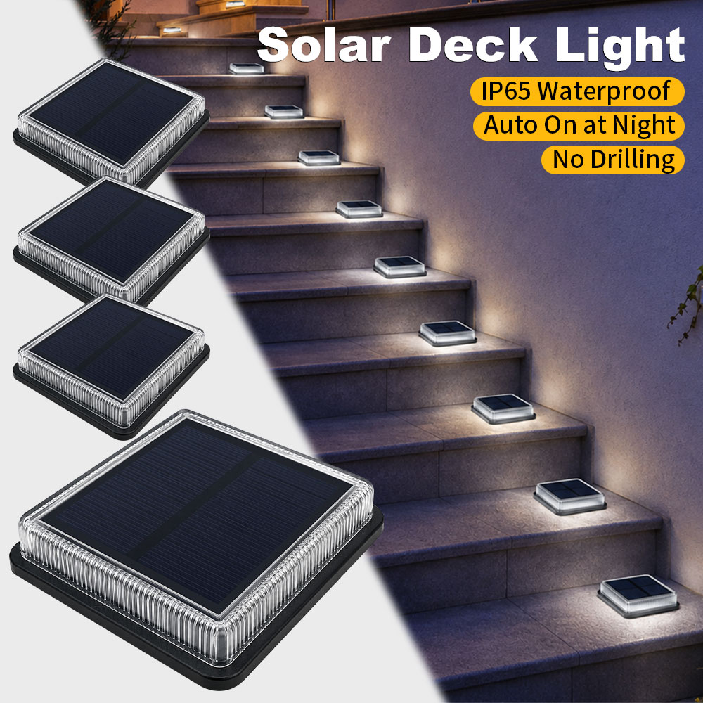 Outdoor Lighting Ground Fixtures - 태양광 LED 데크라이트 IP68 방수 지중램프