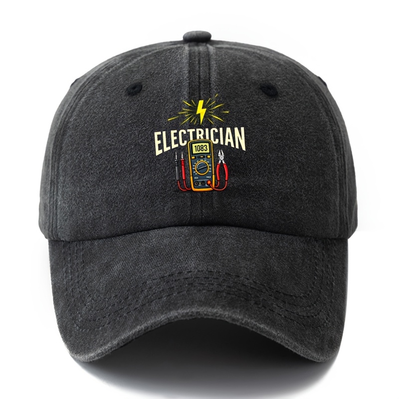 Outdoor Lighting Electrician - 세련되고 다재다능한 유니섹스 ELECTRICIAN 프린트 디자인