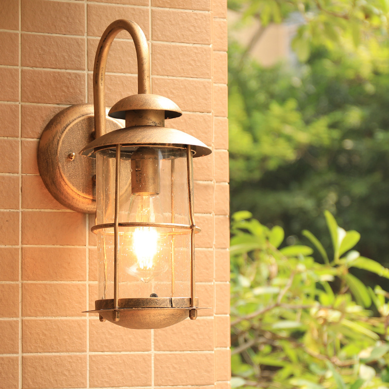 Outdoor Yard Lighting Fixtures - 빈티지 벽 램프 E27 전구 벽등
