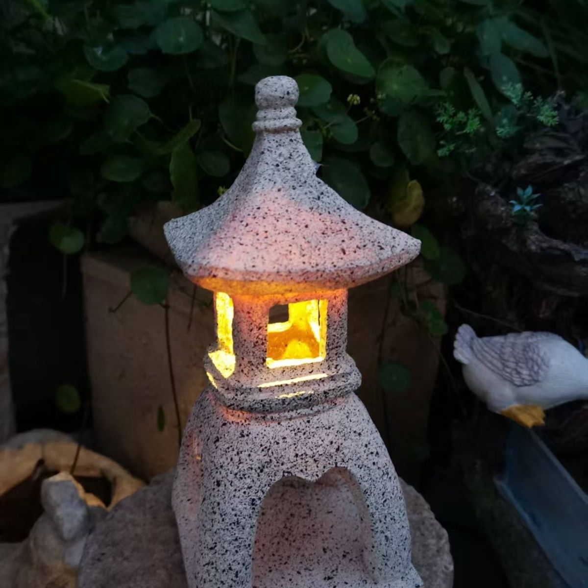 Outdoor Lighting Architectural - 파고다 태양광 정원등 동양식 랜턴 야외