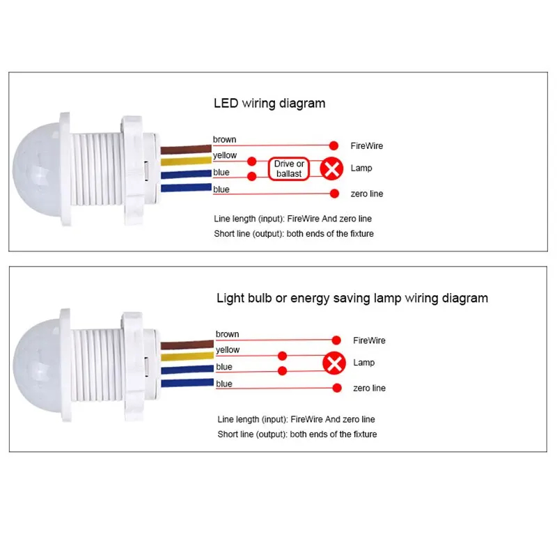 AC110-240V 자동 센서 전등 스위치 LED PI - Outdoor Lighting Switch 리뷰 및 가격