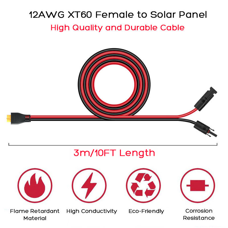 3m 1.5m 12AWG XT60 암형-태양광 연장 케 - Outdoor Lighting Extension Cable 리뷰 및 가격