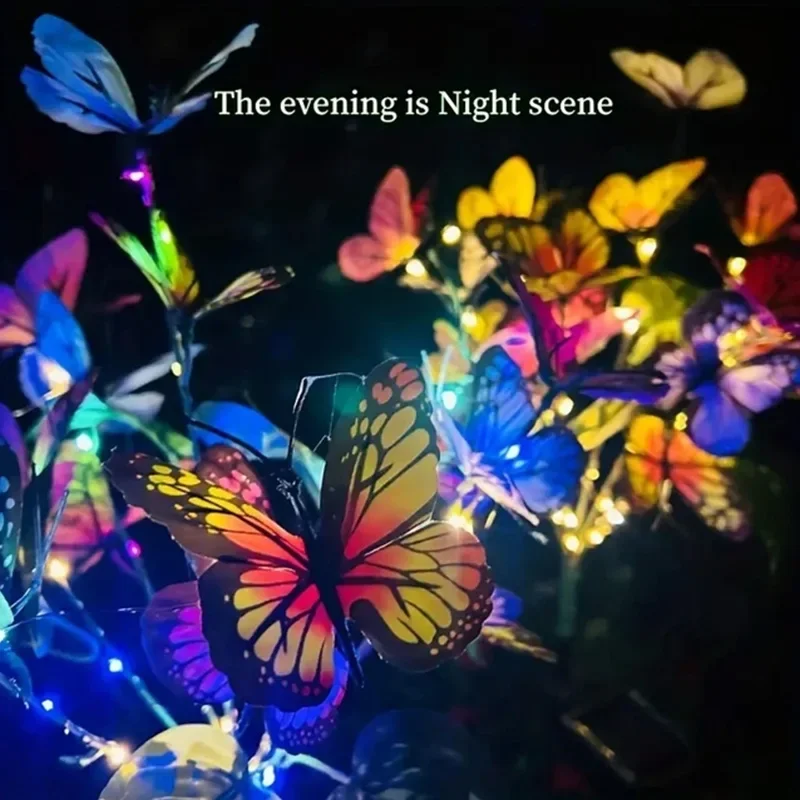 태양 LED 나비 정원 조명 마당 파티오 축제 크리스마 - Outdoor Lighting Wire 리뷰 및 가격