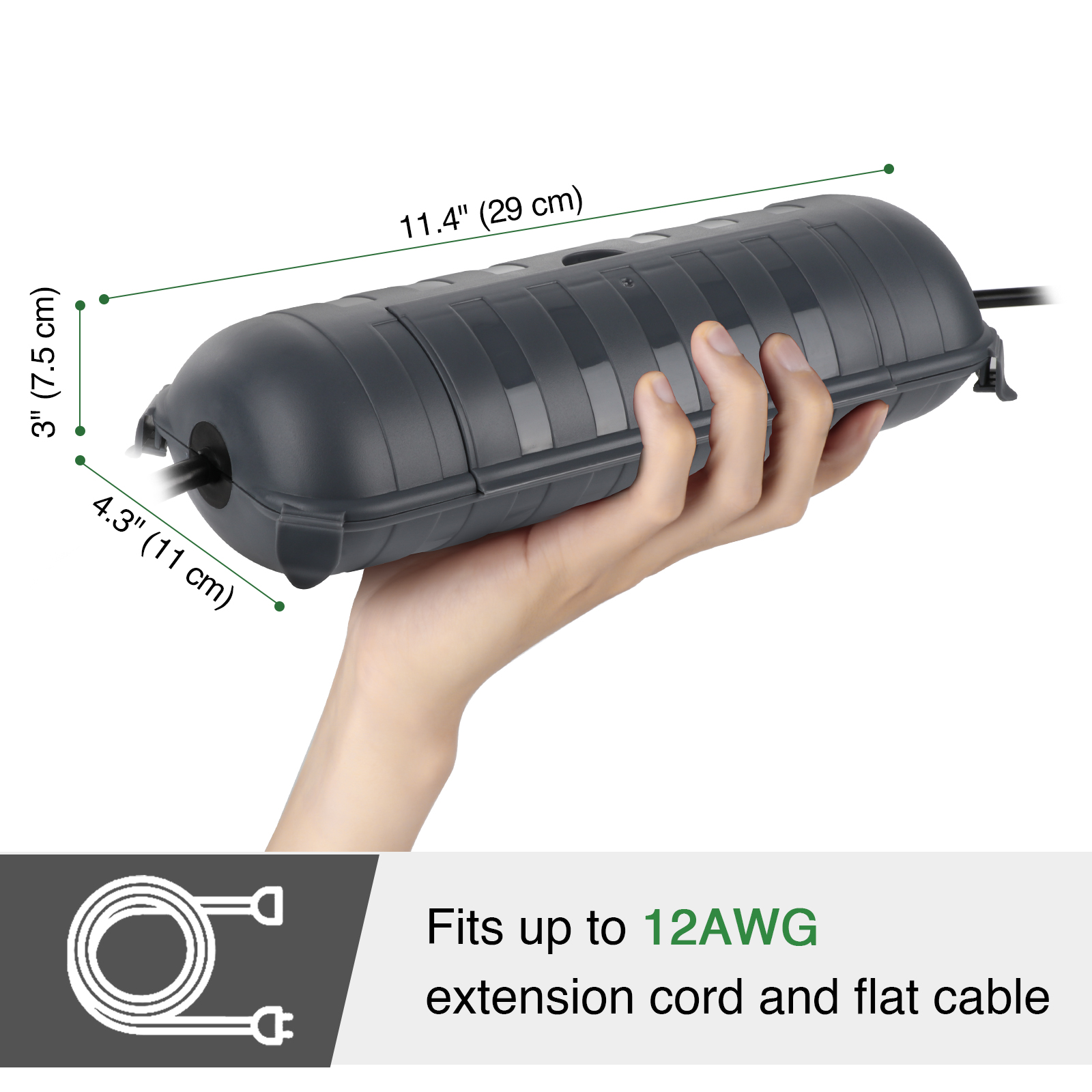 대형 방수 야외 전기 박스 케이블 커버 (연장 케이블, - Outdoor Lighting Extension Cable 리뷰 및 가격