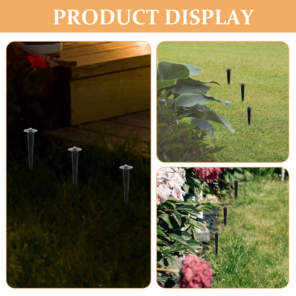 6개입 금속 태양광 조명 스파이크, 정원 경로 조명 기 - Outdoor Lighting Ground Fixtures 리뷰 및 가격