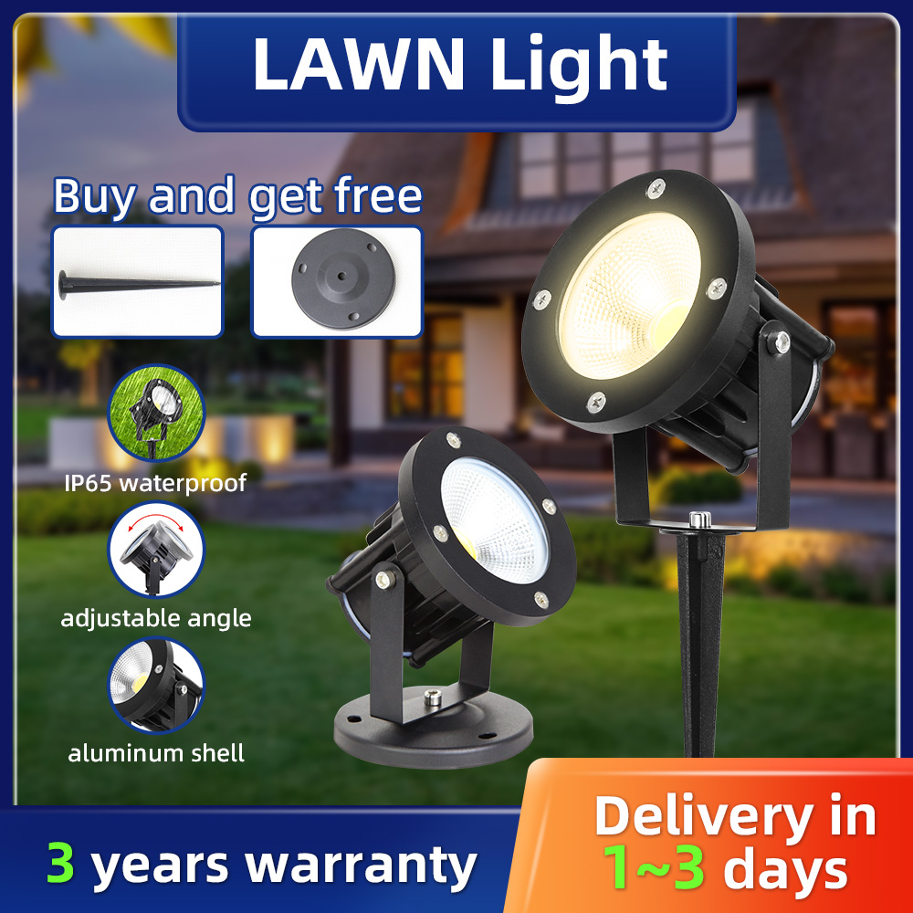 LED GU10 정원 조명 잔디 램프 야외 방수 조명  - Outdoor Lighting Switch 리뷰 및 가격