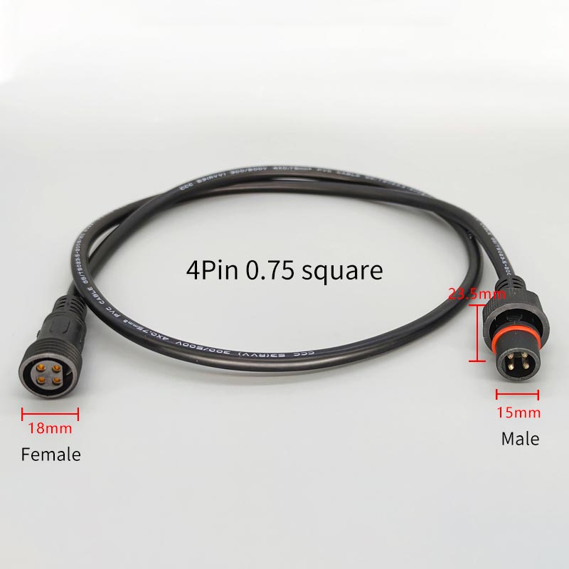 남성 Famale 플러그 케이블 4Pin 방수 IP67 - Outdoor Lighting Extension Cable 리뷰 및 가격