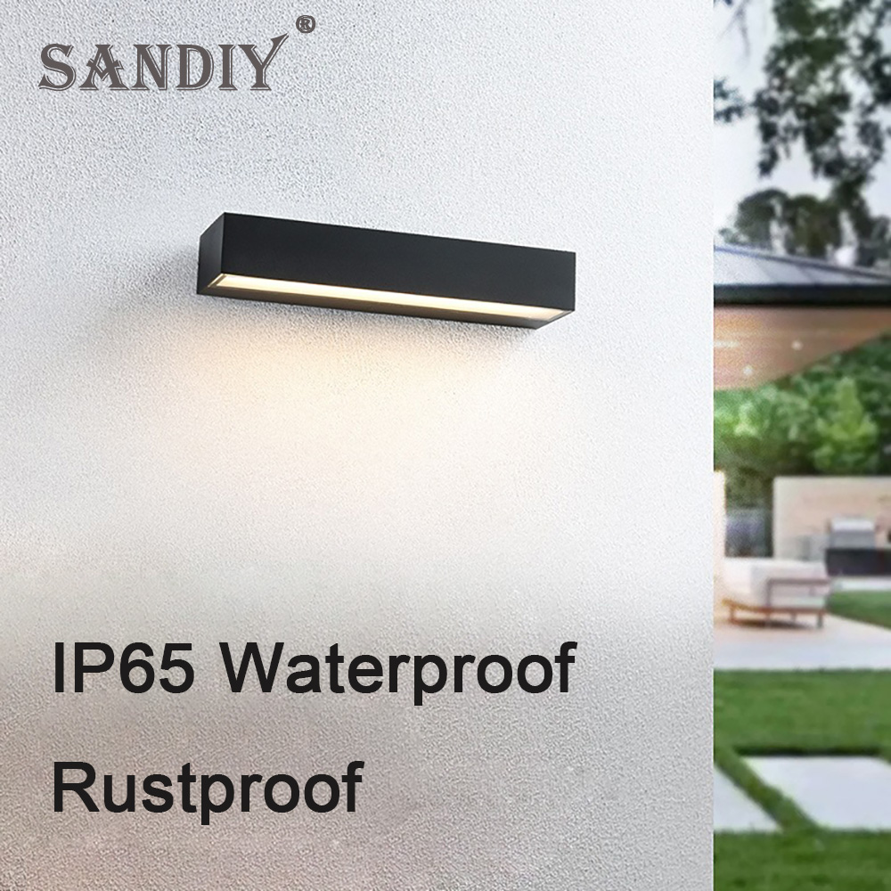 SANDIY 야외 벽 조명 현대 외부 스콘 램프 외부  - Outdoor Yard Lighting Fixtures 리뷰 및 가격