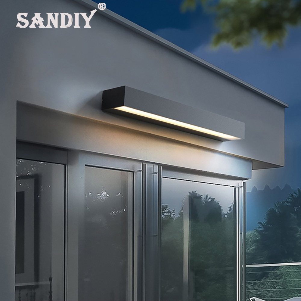 SANDIY 야외 벽 조명 현대 외부 스콘 램프 외부  - Outdoor Yard Lighting Fixtures 리뷰 및 가격