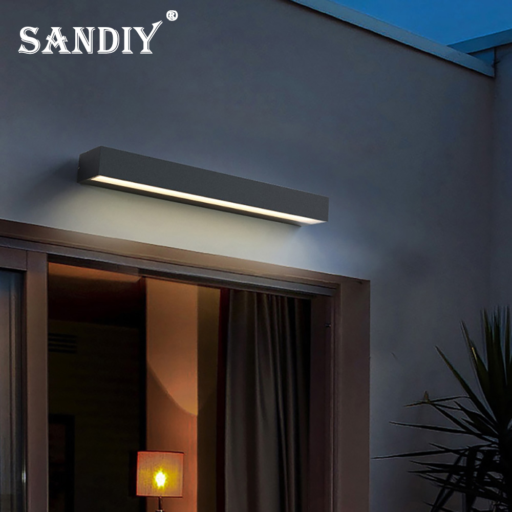 SANDIY 야외 벽 조명 현대 외부 스콘 램프 외부  - Outdoor Yard Lighting Fixtures 리뷰 및 가격