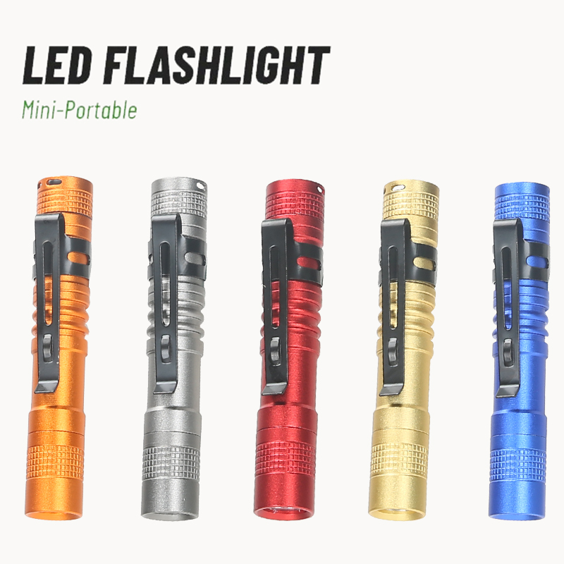 휴대용 미니 LED 펜 플래시라이트 펜 클립 포함 핸드 - Outdoor Lighting Electric 리뷰 및 가격