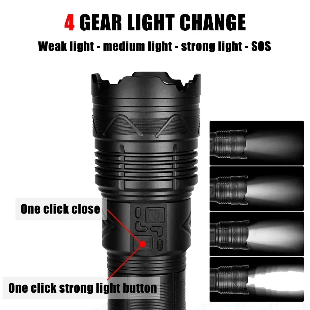 99000000LM 슈퍼 브라이트 LED 손전등 100 - Outdoor Lighting Electric 리뷰 및 가격