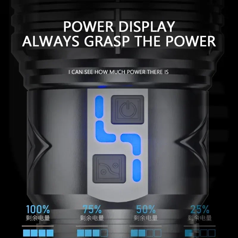 99000000LM 슈퍼 브라이트 LED 손전등 100 - Outdoor Lighting Electric 리뷰 및 가격