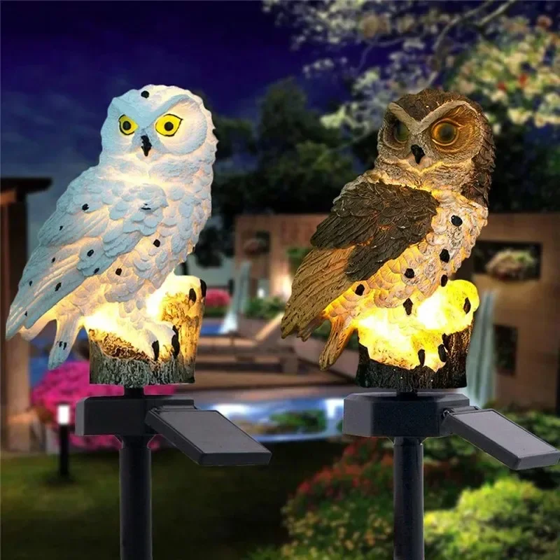 태양광 올빼미 조각상 정원등 LED 방수 야외 장식 ( - Outdoor Lighting Wire 리뷰 및 가격