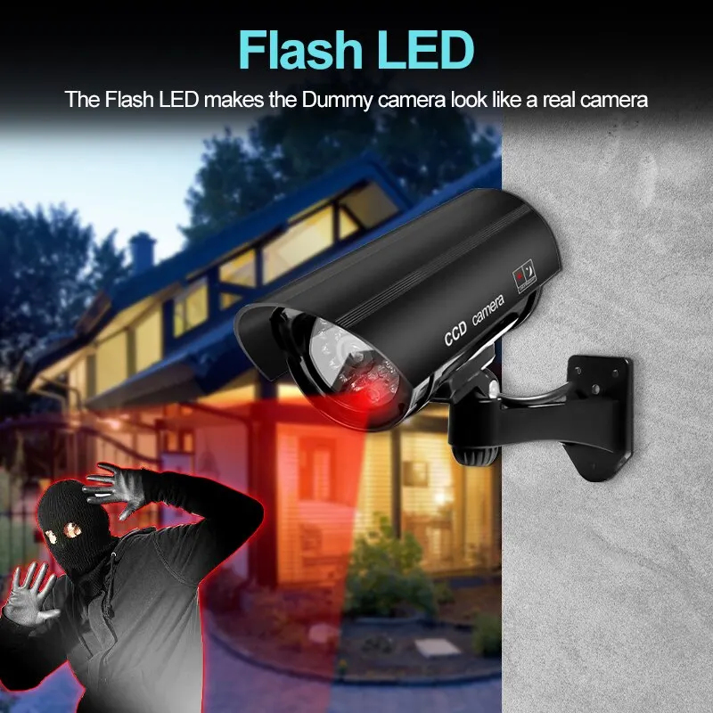 1PC 더미 보안 카메라 방수 실내외 가짜 CCTV 감 - Outdoor Lighting Wire 리뷰 및 가격