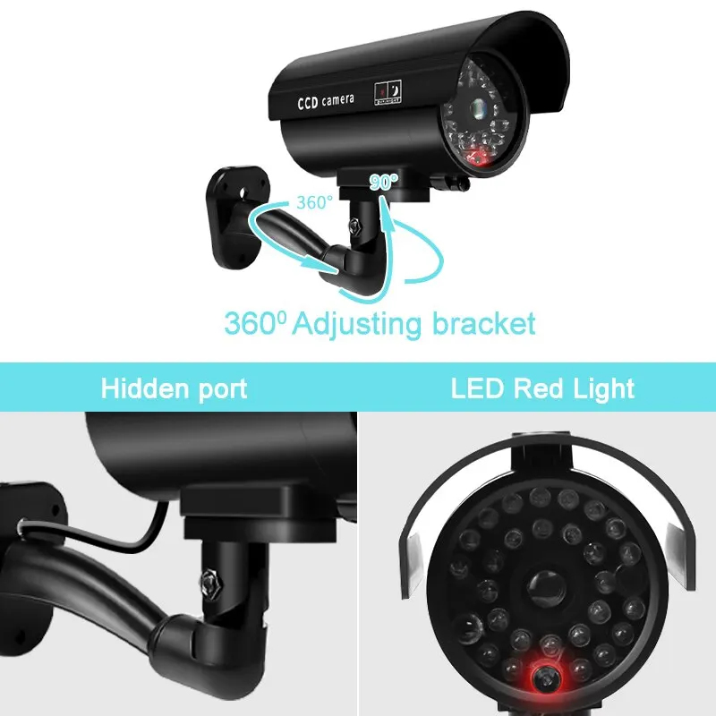 1PC 더미 보안 카메라 방수 실내외 가짜 CCTV 감 - Outdoor Lighting Wire 리뷰 및 가격