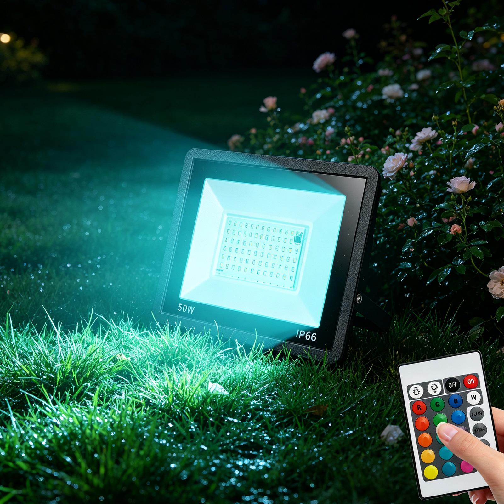 LED 투광등 야외 RGB 색상 변경 조명기구, 정원  - Outdoor Yard Lighting Fixtures 리뷰 및 가격