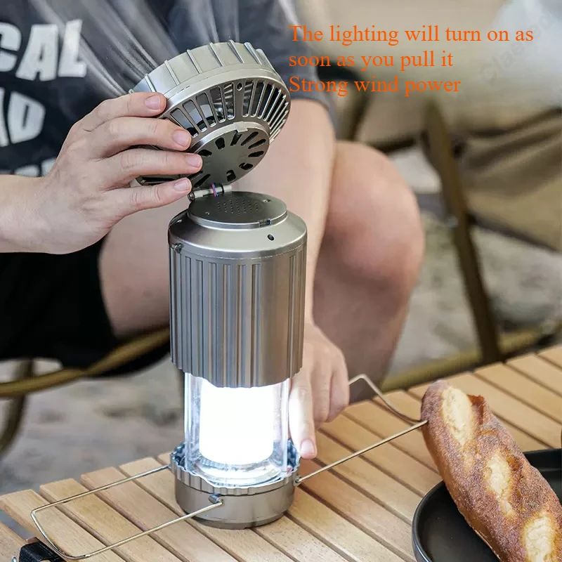 크리 에이 티브 LED 태양 광 발전 전기 팬 램프 캠 - Outdoor Lighting Switch 리뷰 및 가격