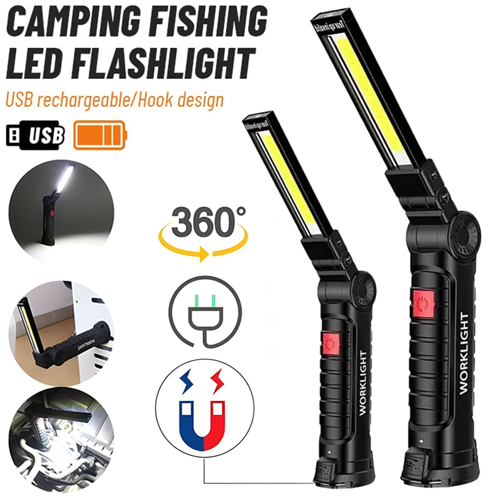 자석, 후크 360이 포함된 LED COB 손전등 US - Outdoor Lighting Electric 리뷰 및 가격