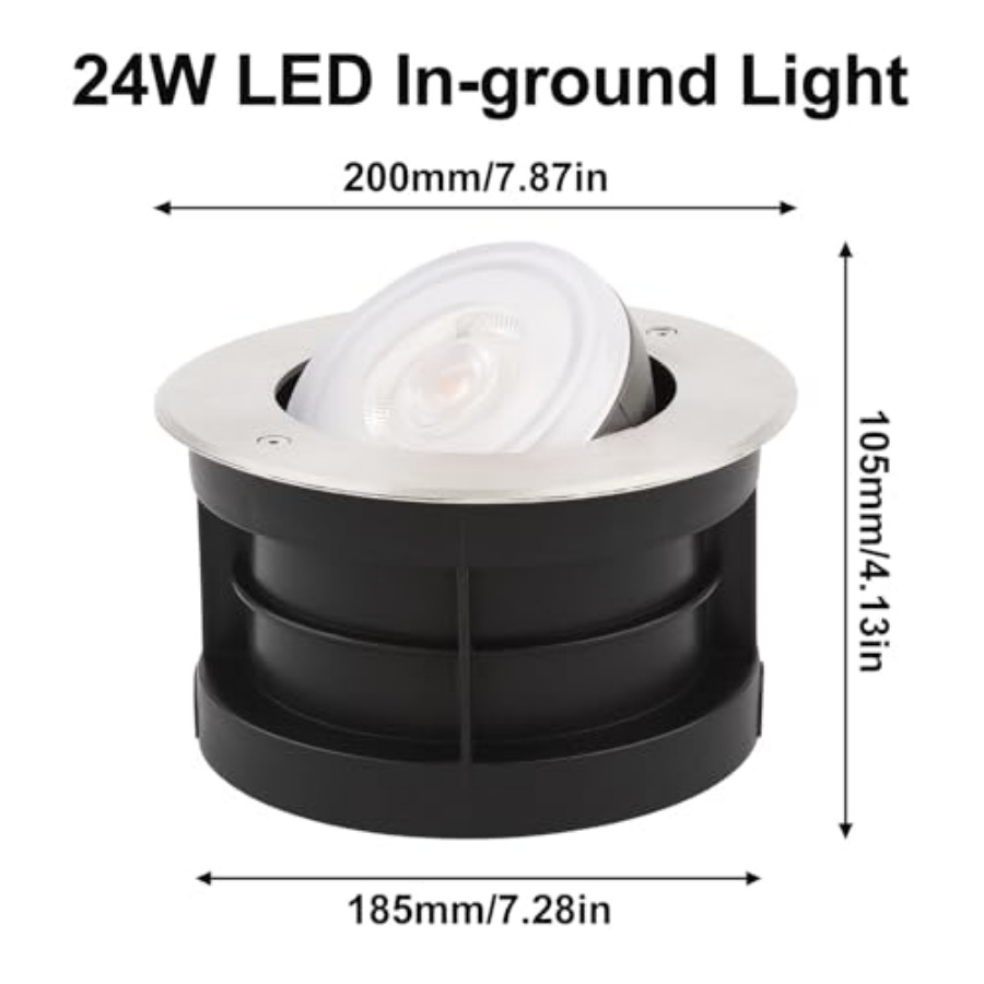 각도 조절 가능한 정원용 매립등-야외 LED 웰 조명기 - Outdoor Lighting Ground Fixtures 리뷰 및 가격